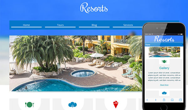 Thiết kế website resort